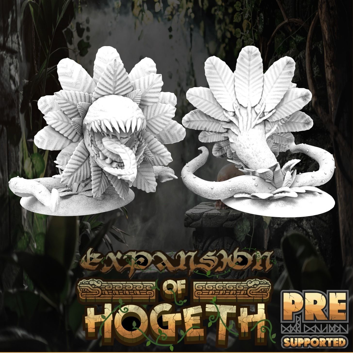 Giant Carnivorous Plant 3D print model_4