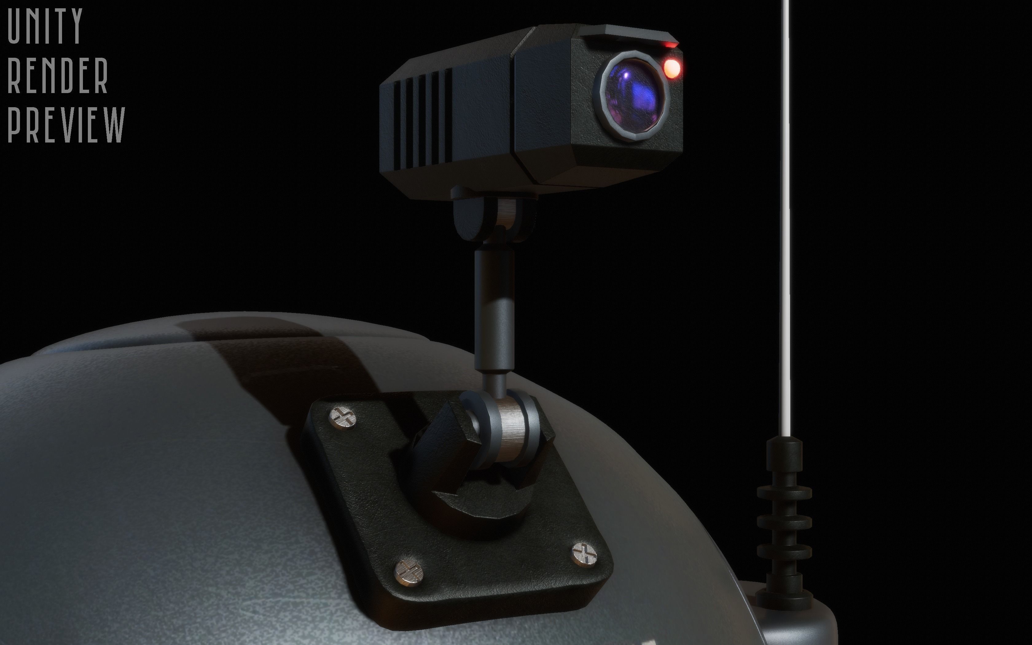 Sci-Fi Robot - Droid bone-rigged 3D model_8