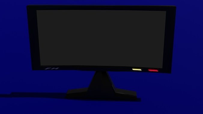 Gaming monitor Free 3D model