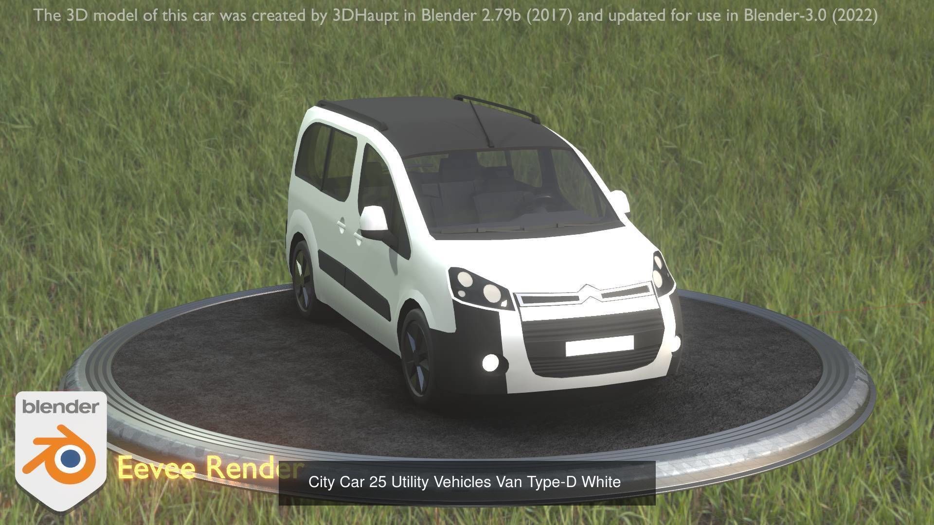City Cars All Types A B C D E White 3D Model Collection_13