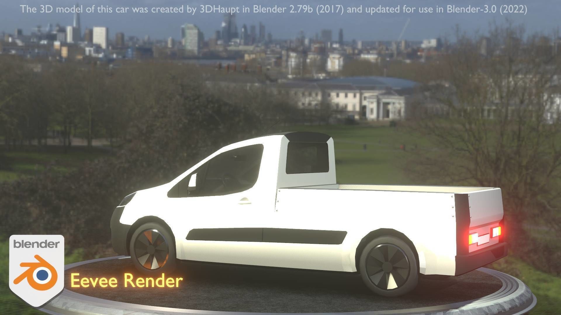 City Cars All Types A B C D E White 3D Model Collection_131