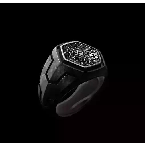 Hexagon ring- Model making -Stl file -3D Model    3D print model