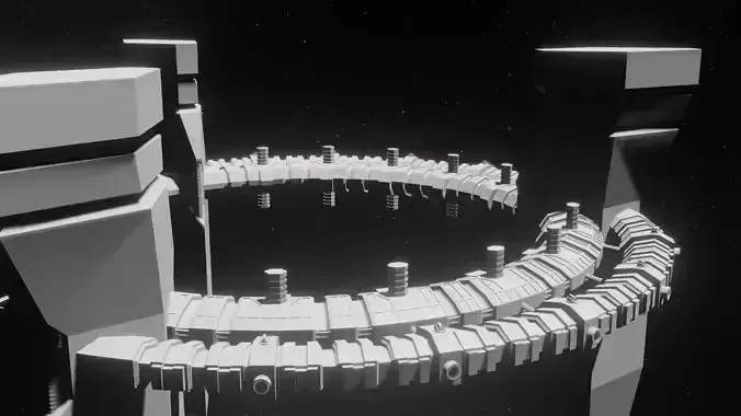 Tri-tower space station