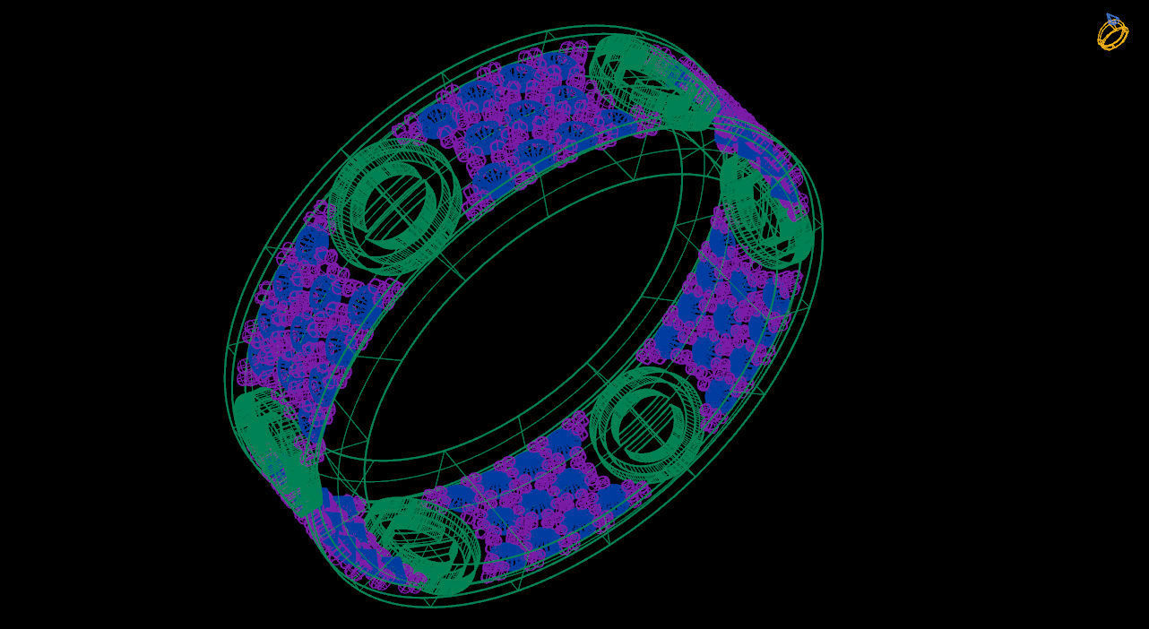 Love ring  - Model making - Stl file - 3D Model  3D print model_10