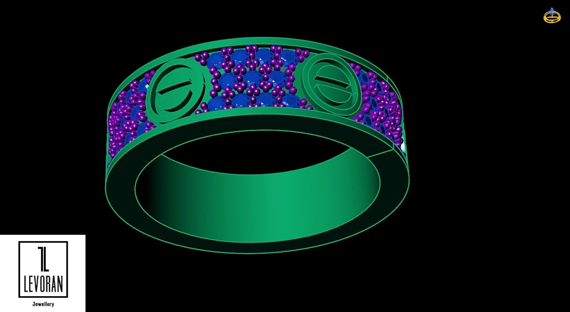 Love ring  - Model making - Stl file - 3D Model  3D print model_7