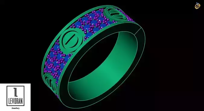 Love ring  - Model making - Stl file - 3D Model  3D print model