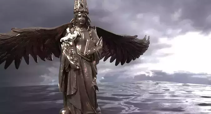 Medieval Dark Angel Queen