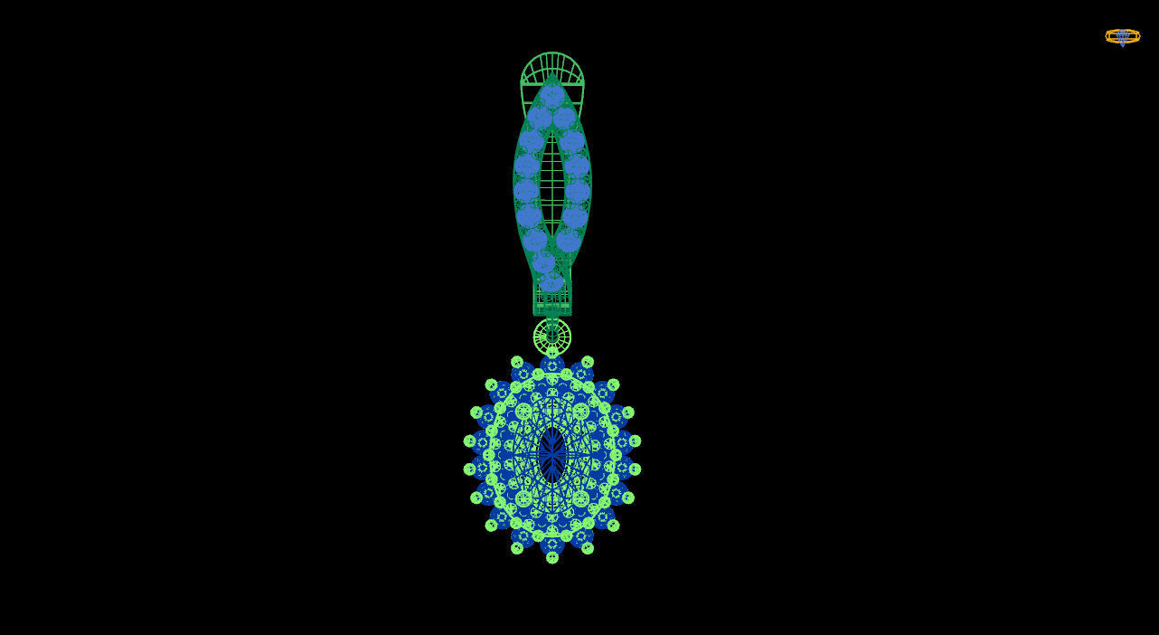 Entourage  Earrings  - 3D Model  - 3D Print- STL Model 3D print model_16