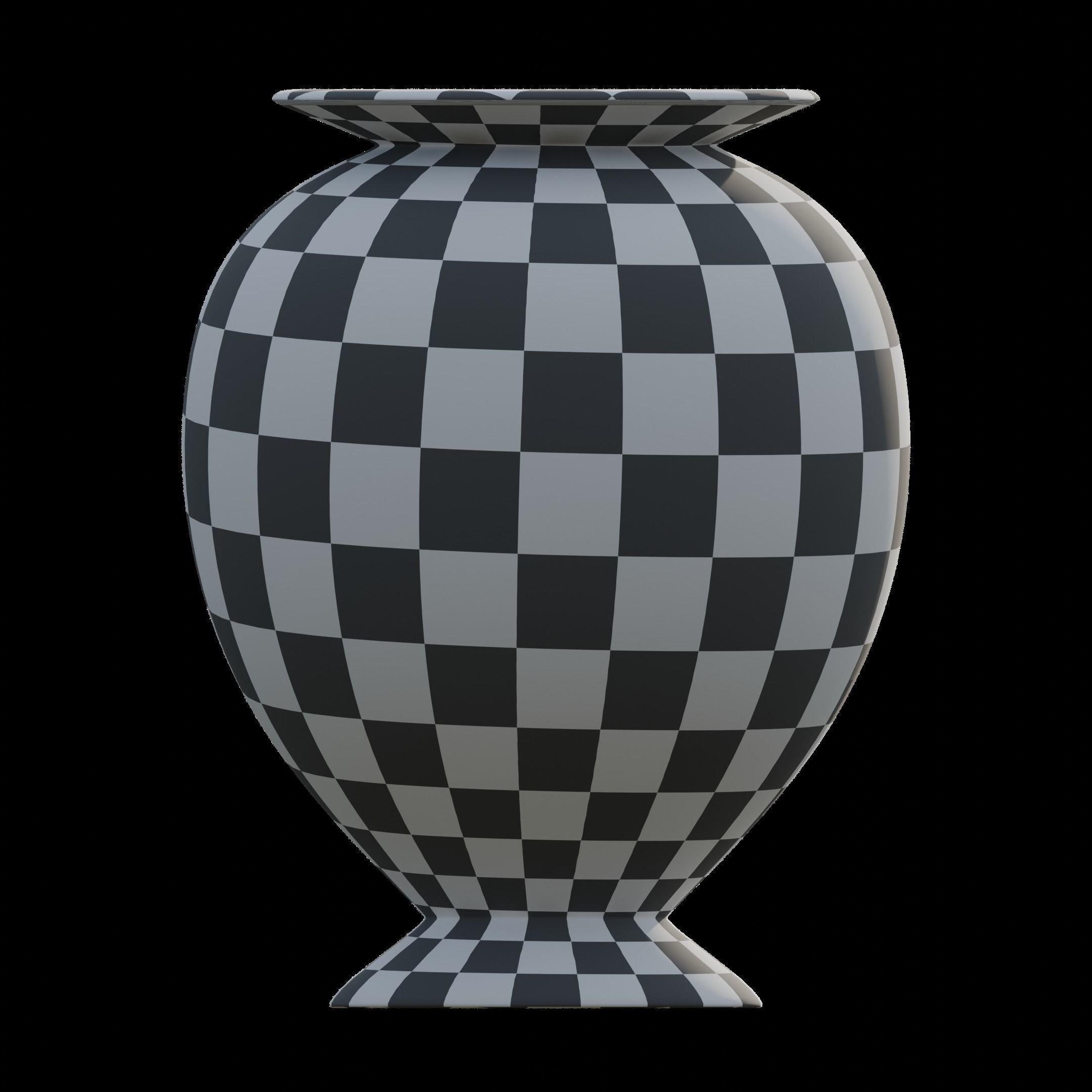 Hammered Vase 3D model_5
