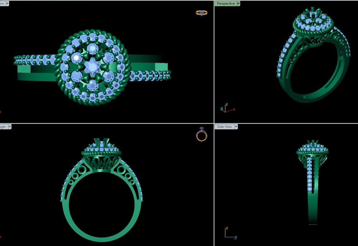 Ring 3D model 0037 print model11 3D print model_12