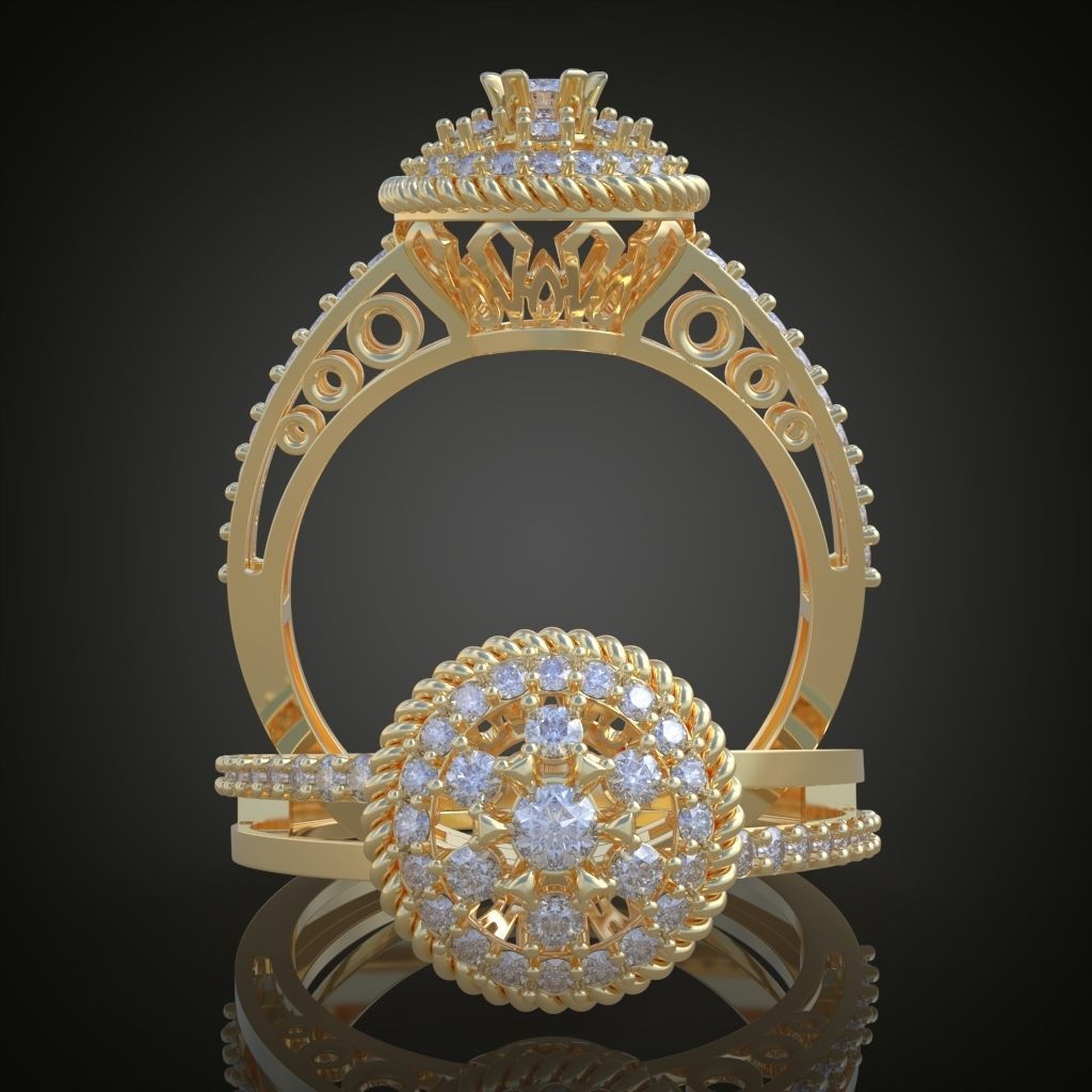 Ring 3D model 0037 print model11 3D print model_1