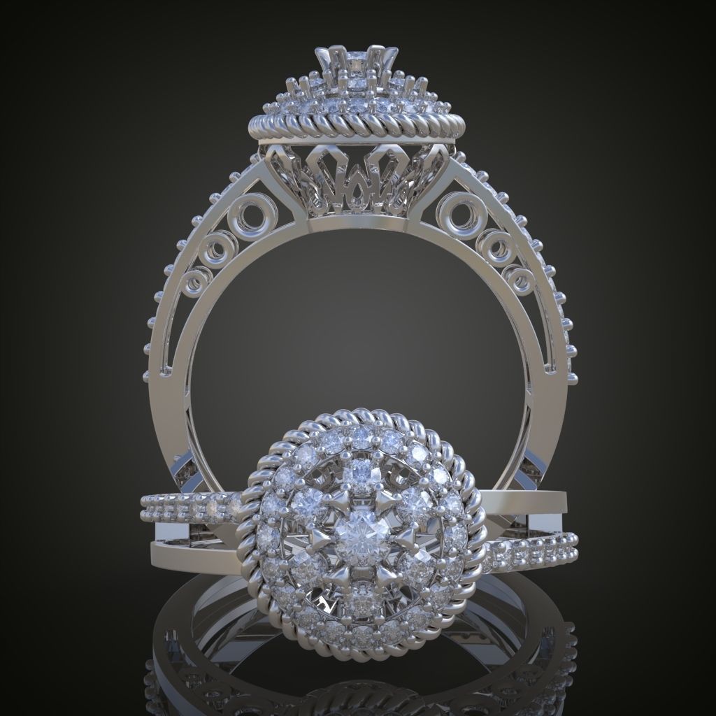 Ring 3D model 0037 print model11 3D print model_2