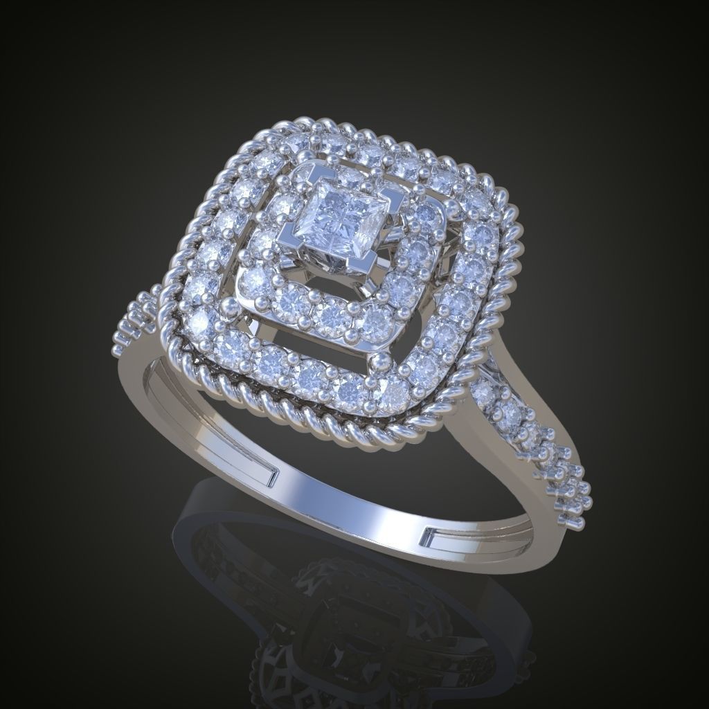 Ring 3D model 0038 print model 3D print model_3