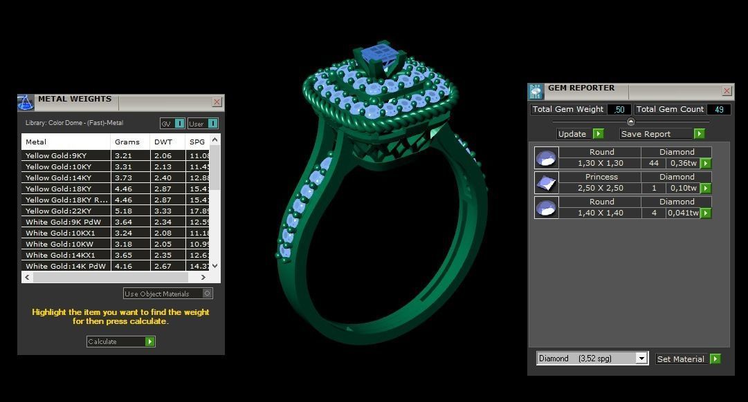 Ring 3D model 0038 print model 3D print model_12