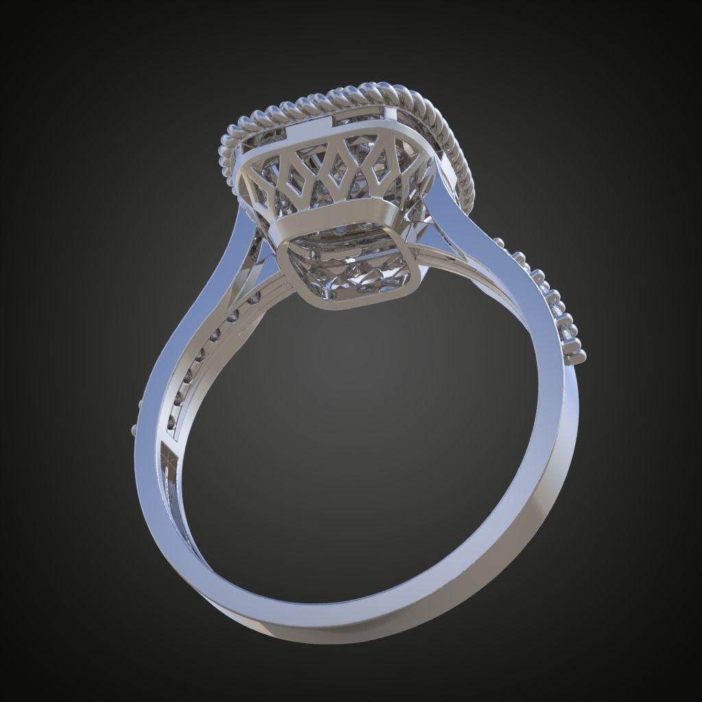 Ring 3D model 0038 print model 3D print model_5