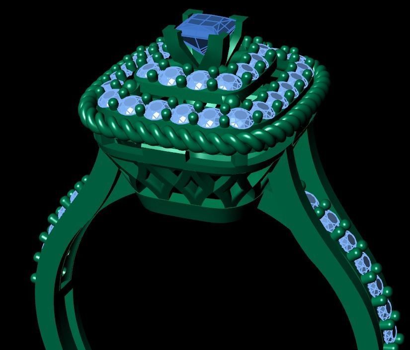 Ring 3D model 0038 print model 3D print model_10