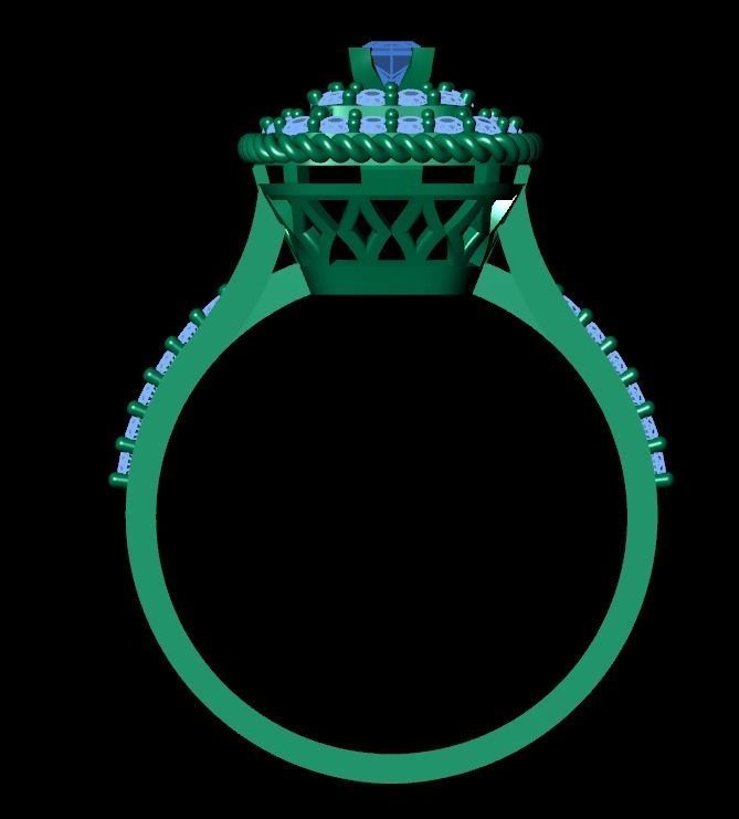 Ring 3D model 0038 print model 3D print model_9