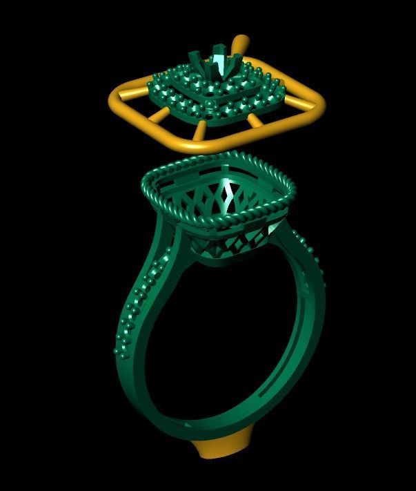 Ring 3D model 0038 print model 3D print model_11