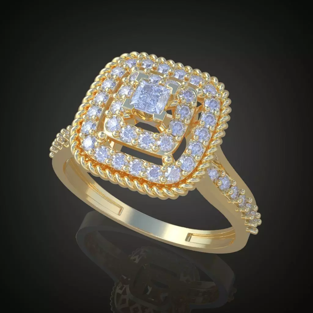 Ring 3D model 0038 print model 3D print model_0