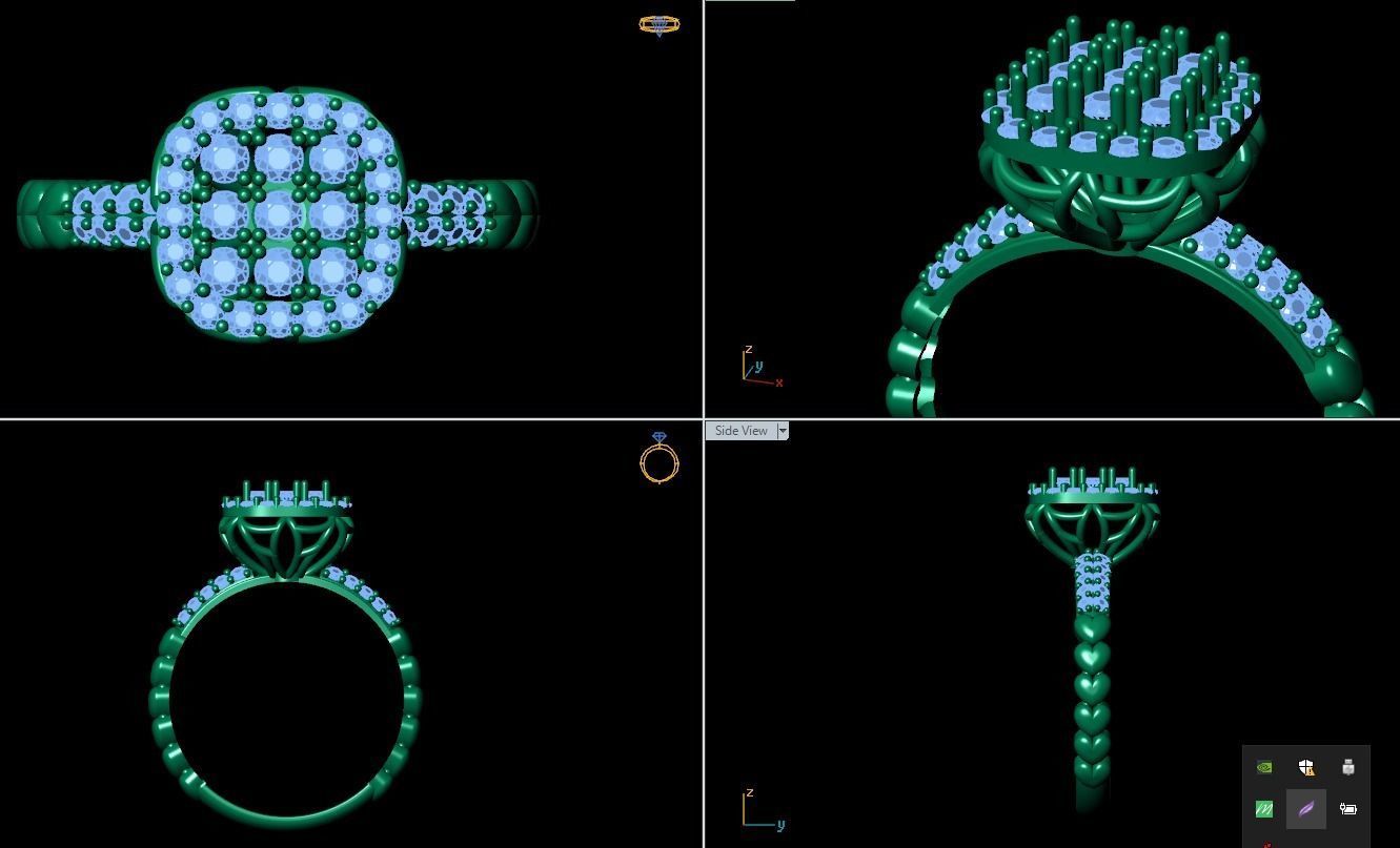 Ring 3D model 0041 print model10ol19 3D print model_10