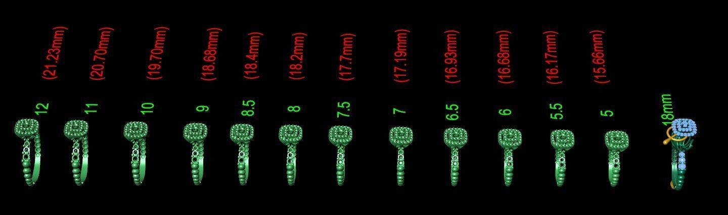 Ring 3D model  model11 3D print model_14