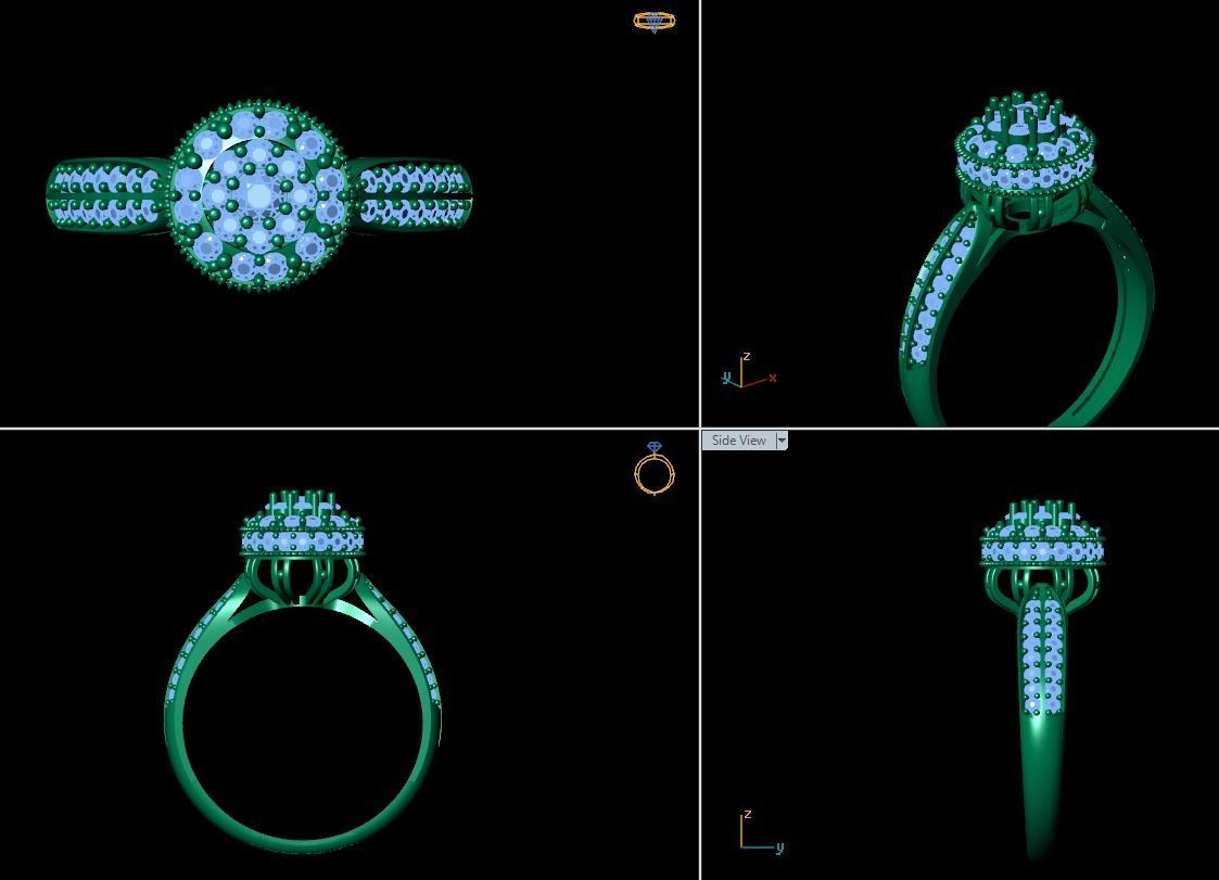 Ring 3D model 0043 print model11 3D print model_15