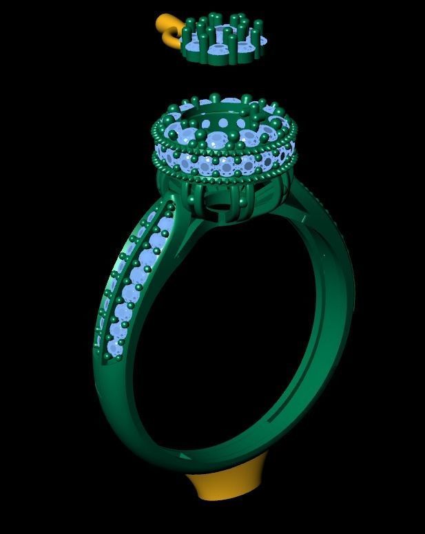 Ring 3D model 0043 print model11 3D print model_14