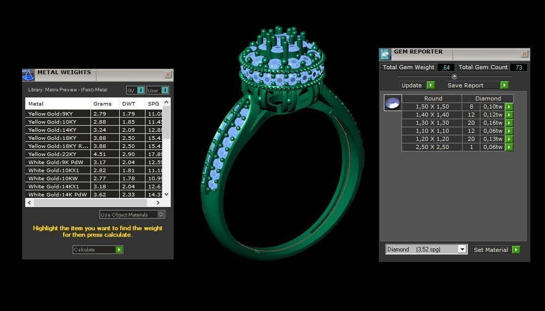 Ring 3D model 0043 print model11 3D print model_13