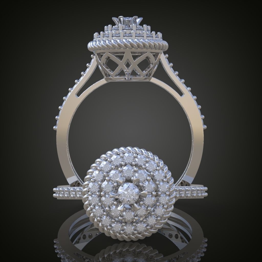 Ring 3D model 0047 print model15 3D print model_2