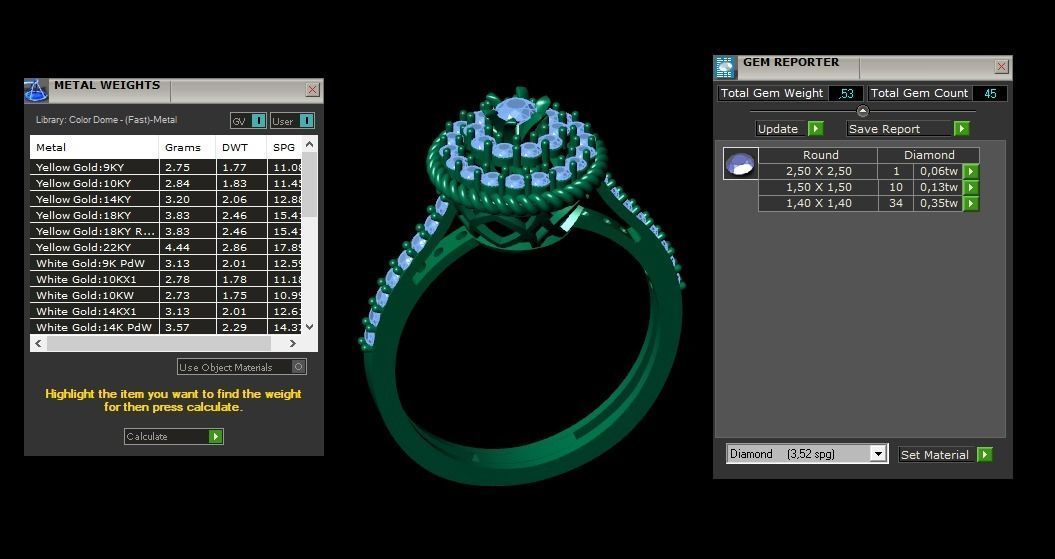Ring 3D model 0047 print model15 3D print model_17