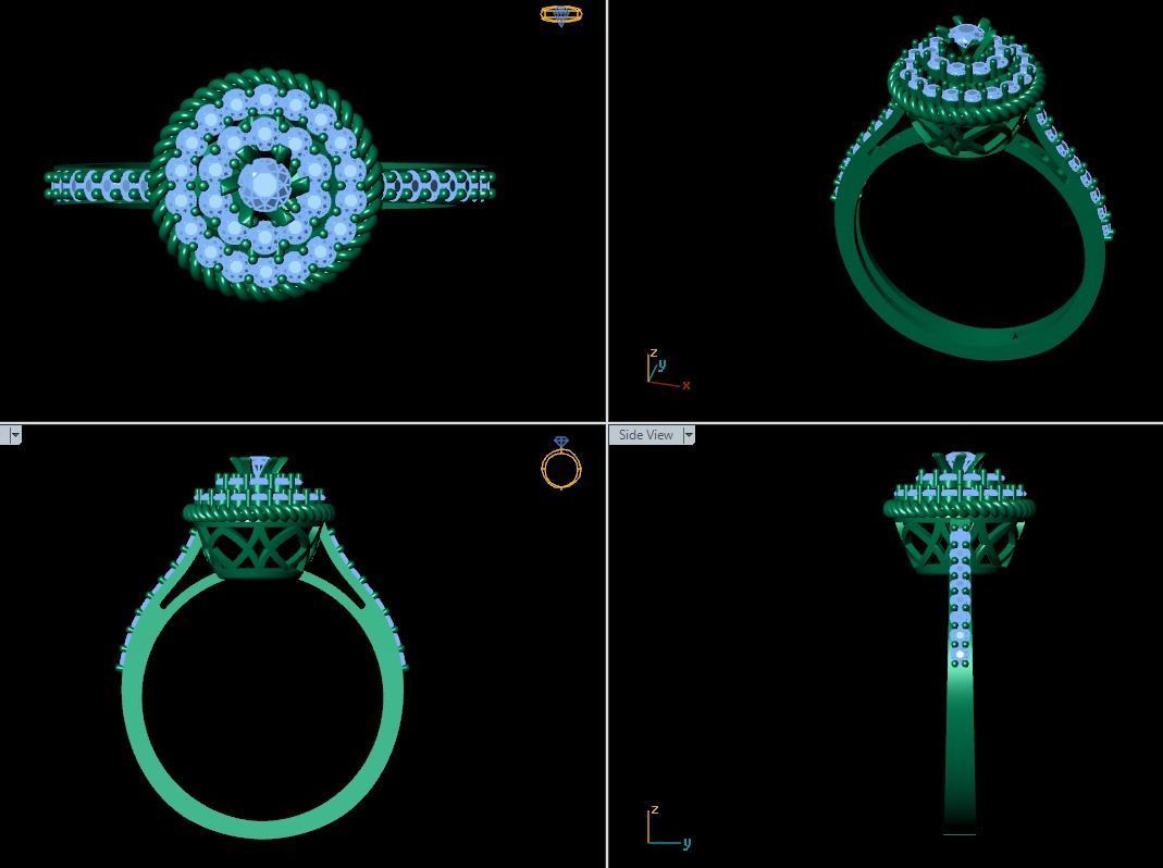 Ring 3D model 0047 print model15 3D print model_15