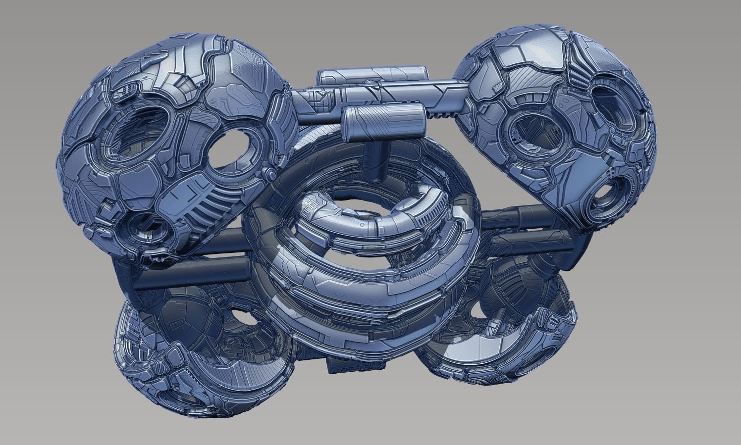 space equipment node 00114 3D model_4