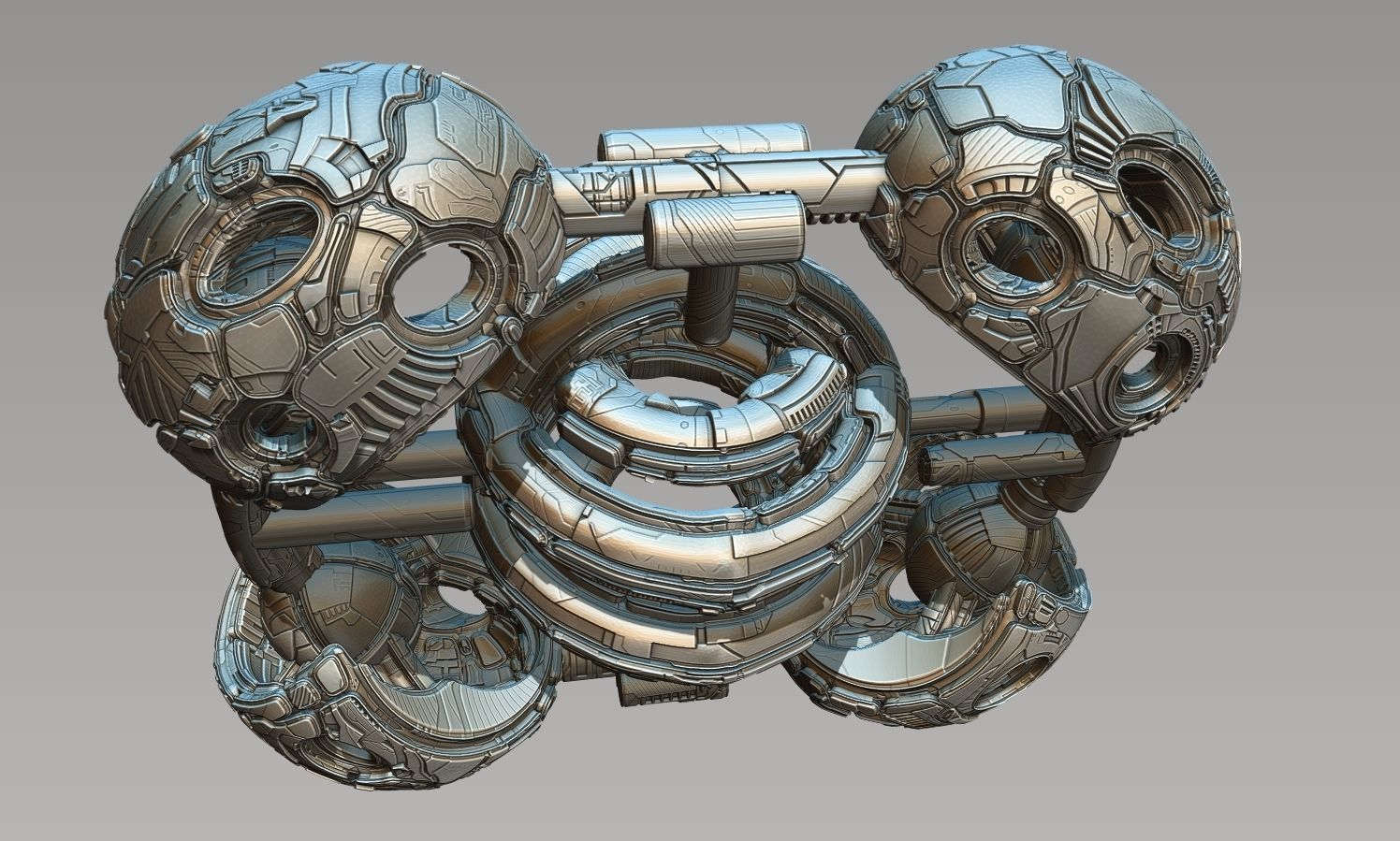 space equipment node 00114 3D model_3