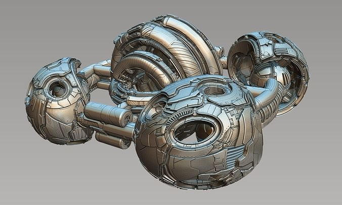 space equipment node 00114 3D model