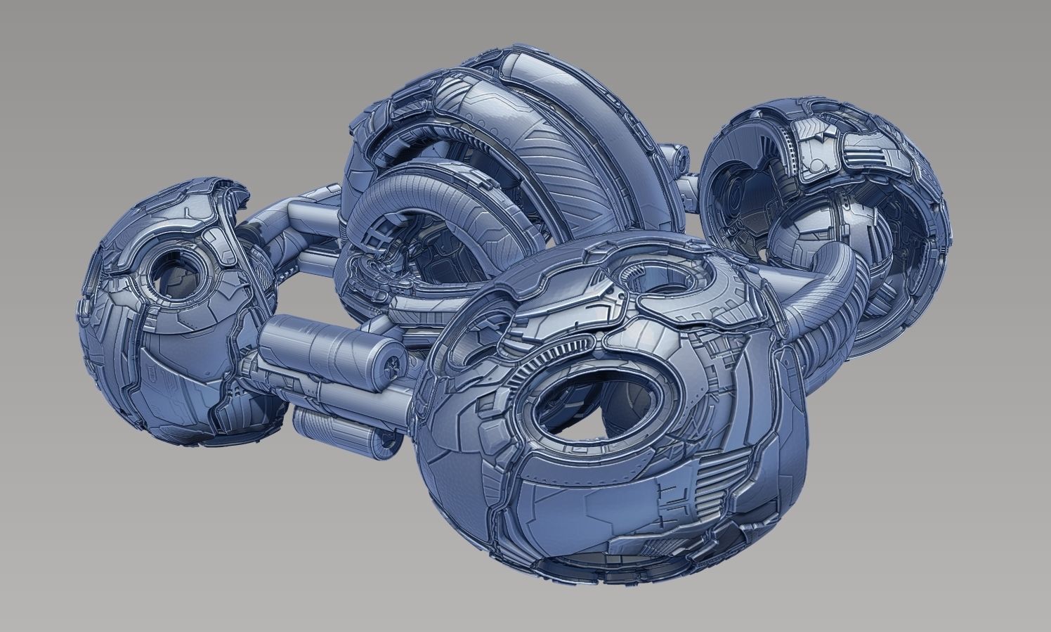space equipment node 00114 3D model_1