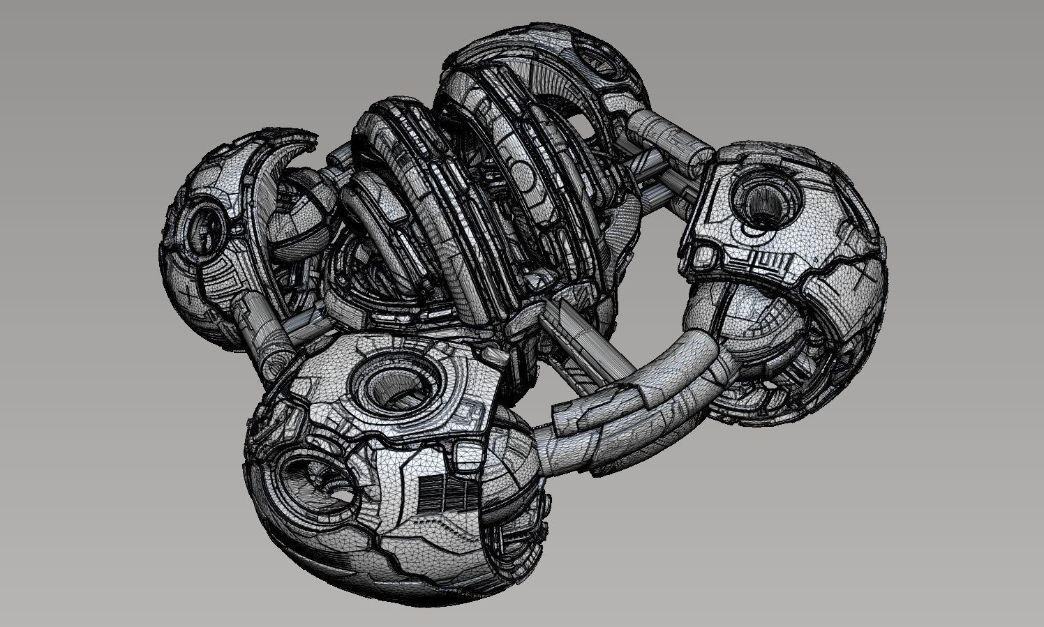 space equipment node 00114 3D model_8