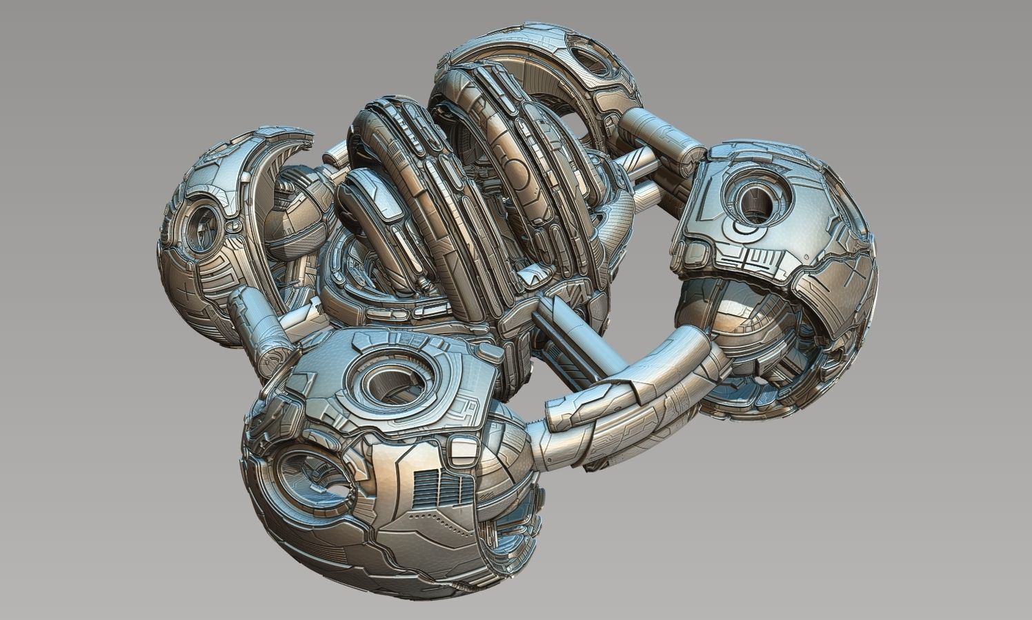 space equipment node 00114 3D model_6