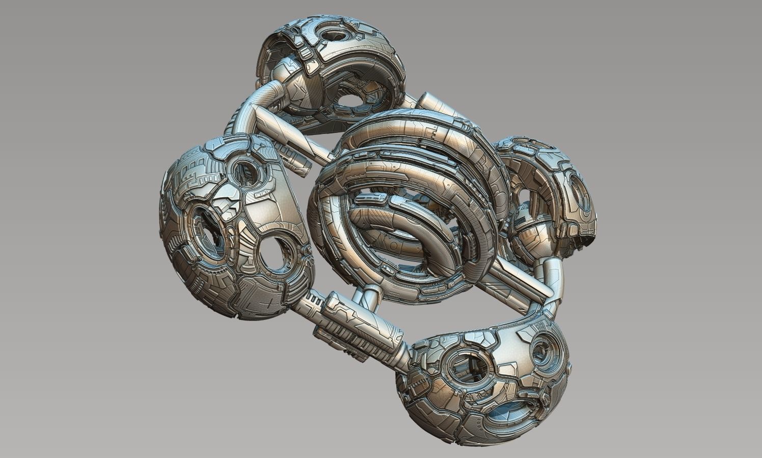 space equipment node 00114 3D model_9
