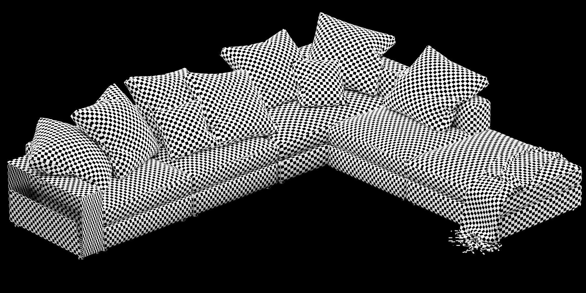 Flexform Harper Sectional 3D model_13