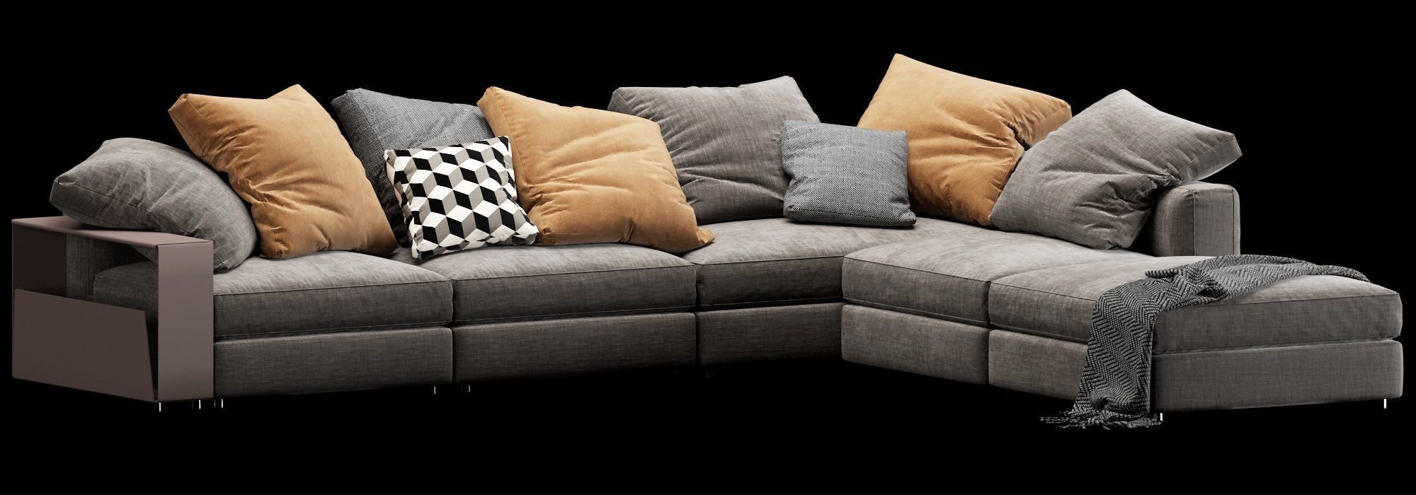Flexform Harper Sectional 3D model_8