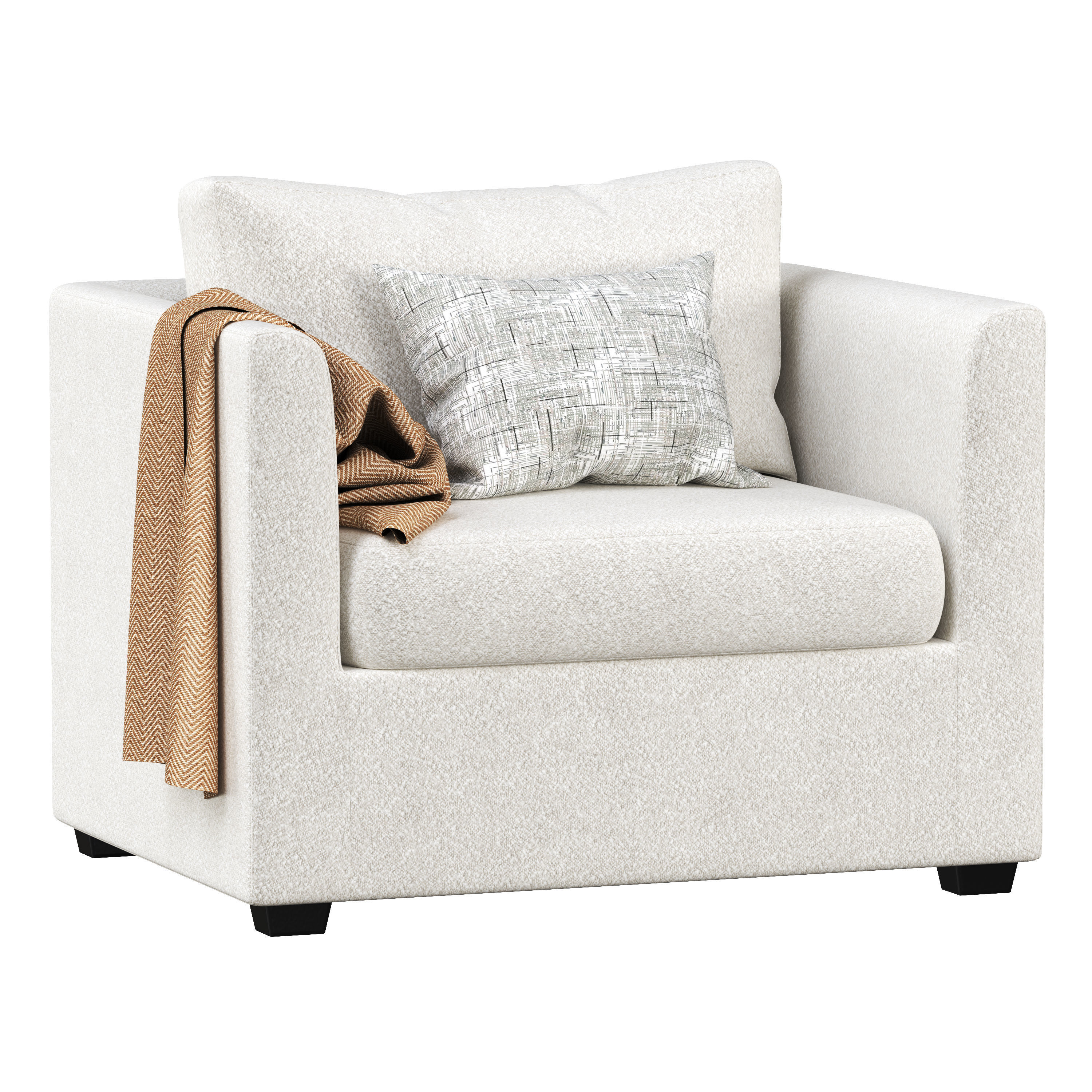 Ashlee armchair 3D model_2