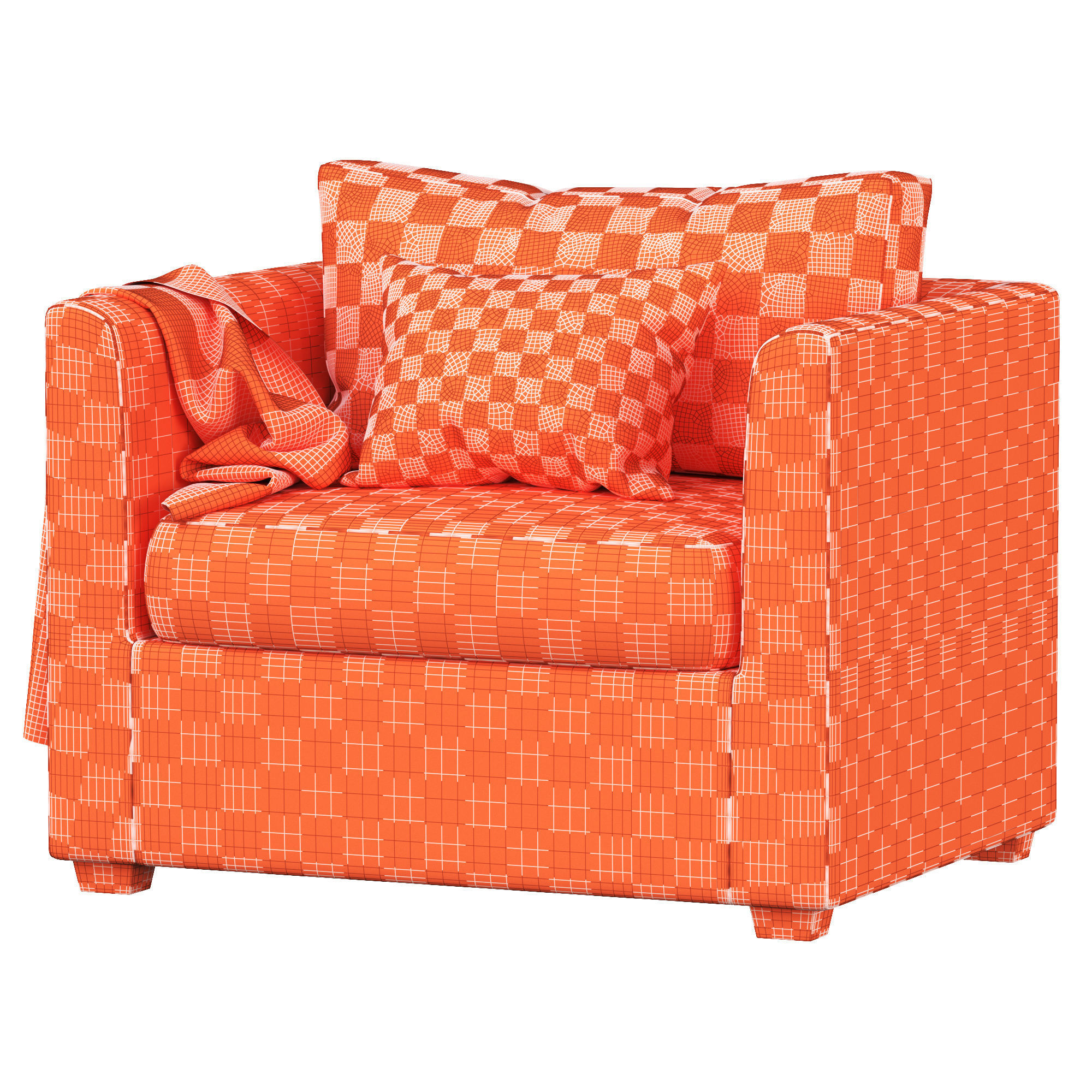 Ashlee armchair 3D model_5