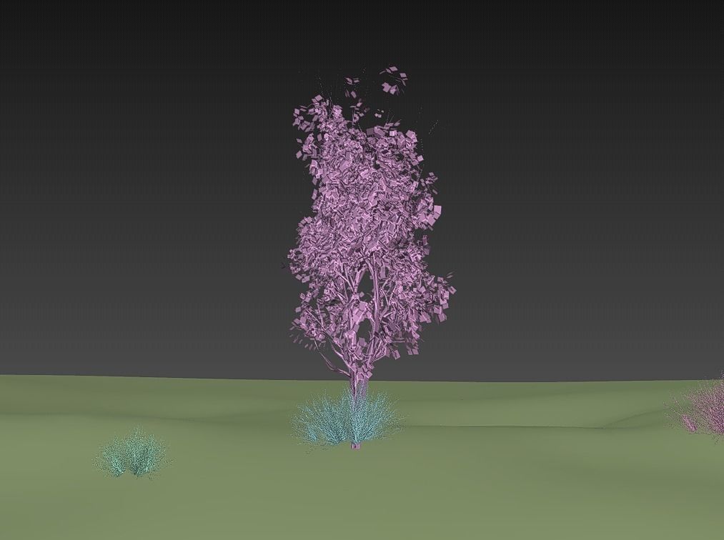 MOUNTAIN HOUSE WITH REALISTIC GRASS Low-poly 3D model_23