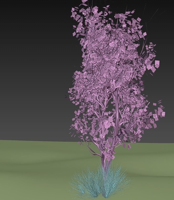 MOUNTAIN HOUSE WITH REALISTIC GRASS Low-poly 3D model_21