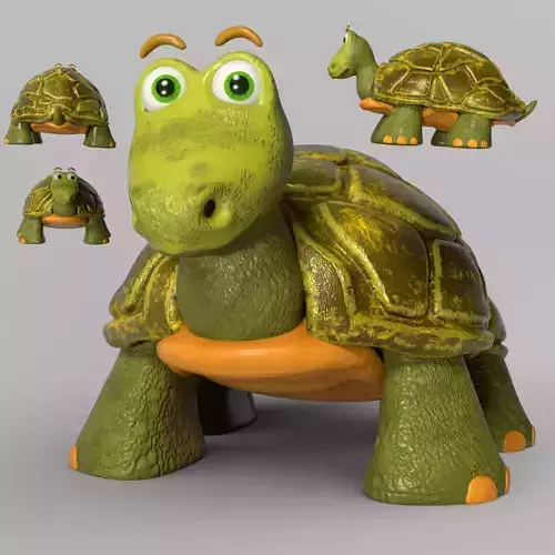 Tortuga - Turtle Low-poly 3D model