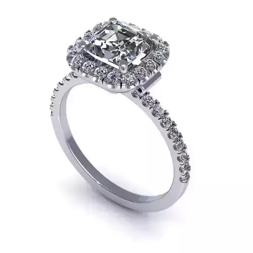 Aphroditesquar Parad Diamond Ring