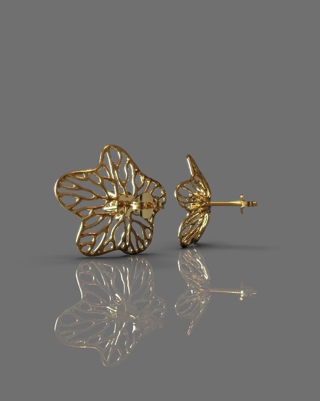 Fashion earrings 3D print model_6