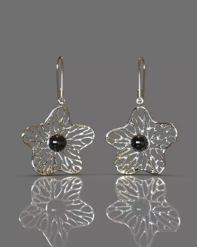 Fashion earrings 3D print model