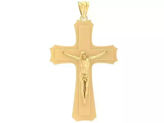 24k Jesus pendant 3095
