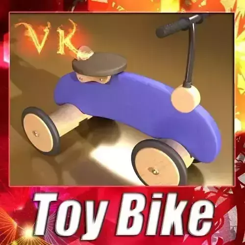 Wooden Riding Toy Bike